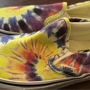 Vans Tie-Dye Slip-On Shoes- New
